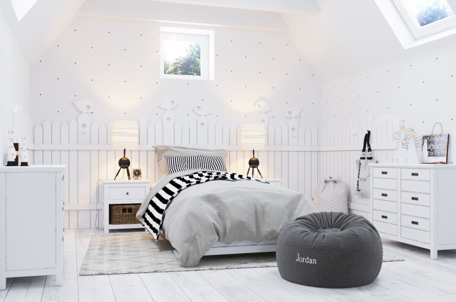 Детская в скандинавском стиле