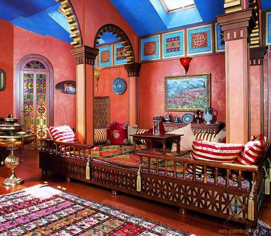 Этно мавританский стиль интерьера