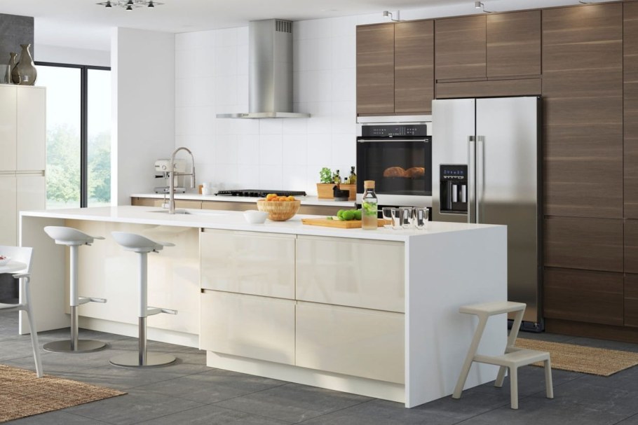 Кухня Воксторп икеа в интерьере