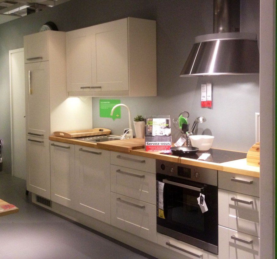 Кухня бежевая ikea