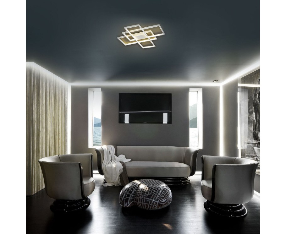 Потолочный светодиодный светильник 90177/3 белый direct