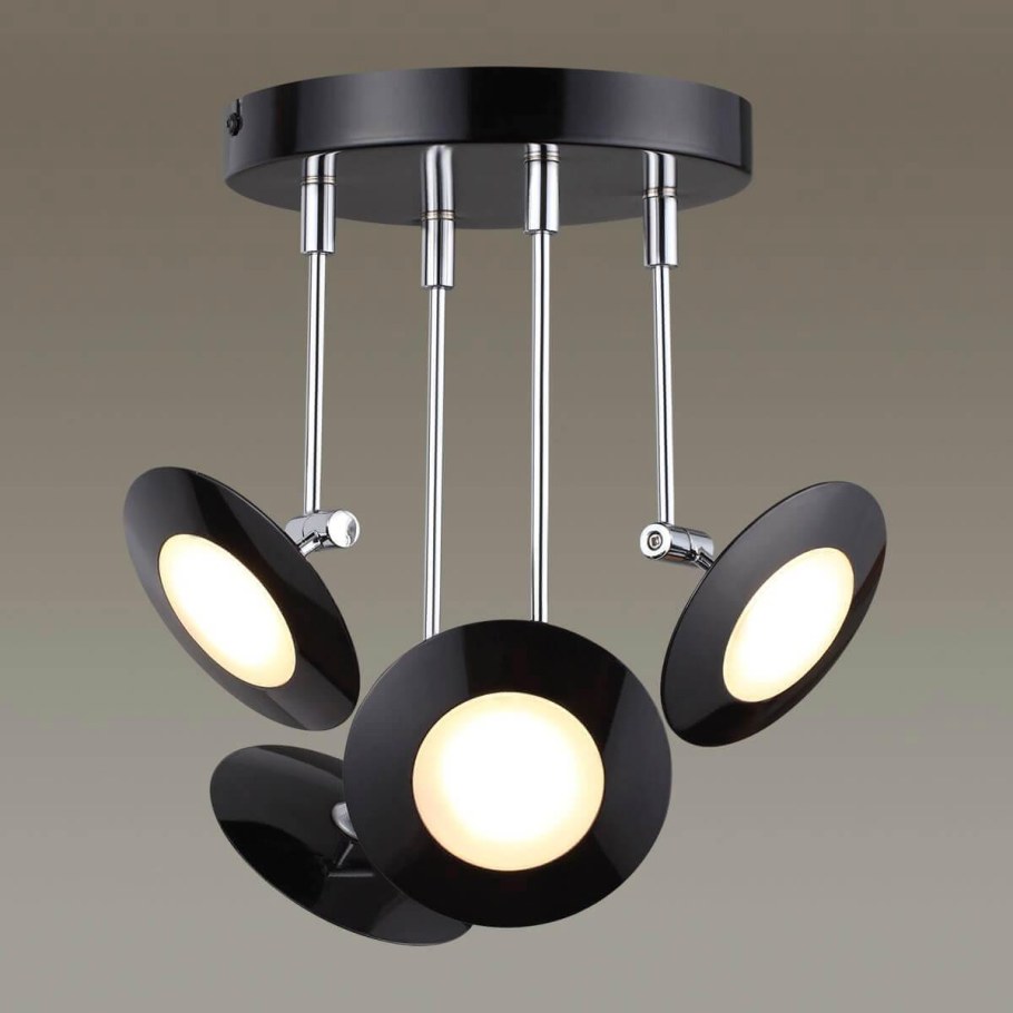 Люстры Одеон черные