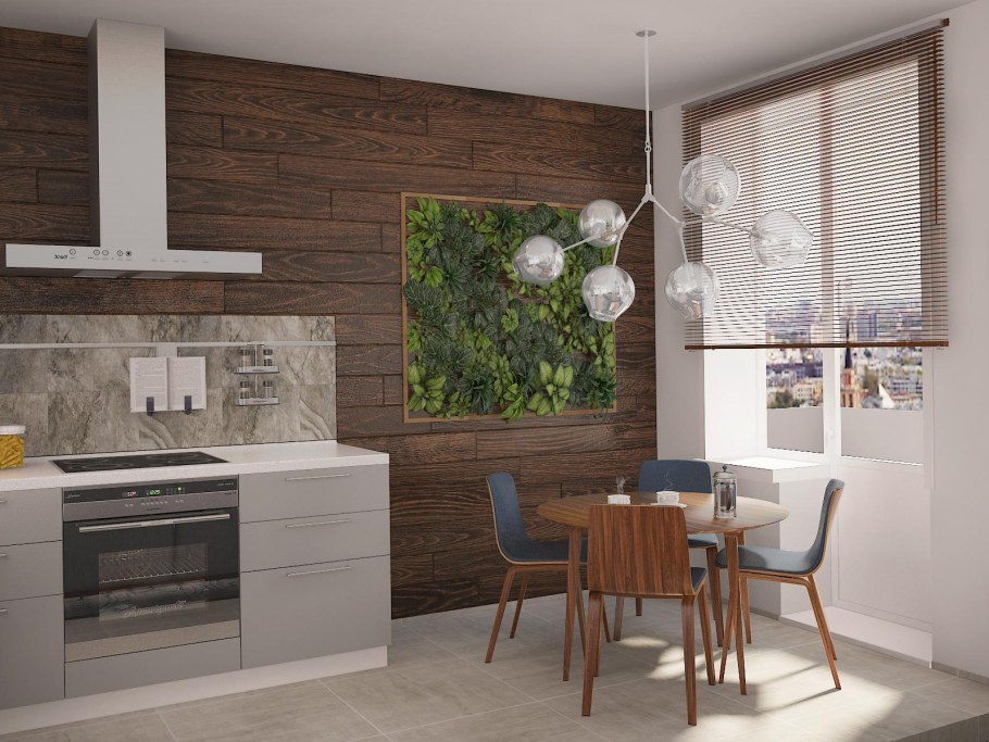 Кухня экостиль