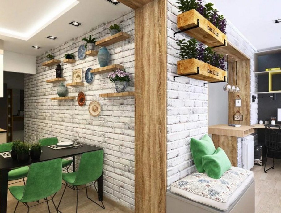 Интерьер в стиле эколофт