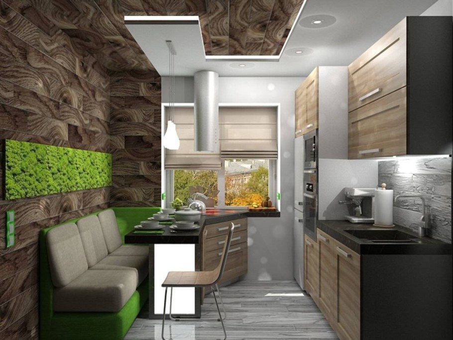 Экостиль в интерьере кухни