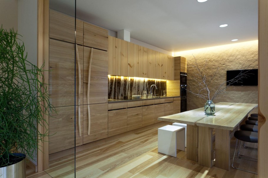 Экостиль в интерьере кухни