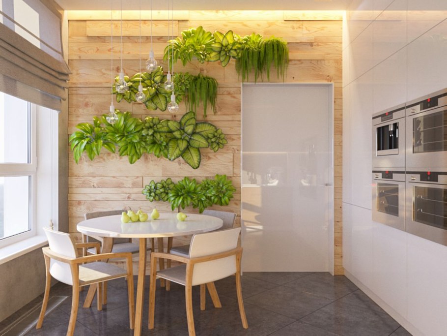 Эко-стиль интерьера кухни экостиль