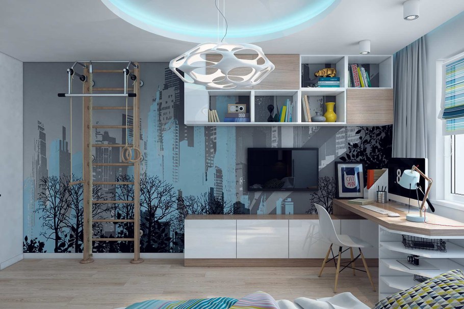 Интерьер детской для мальчика