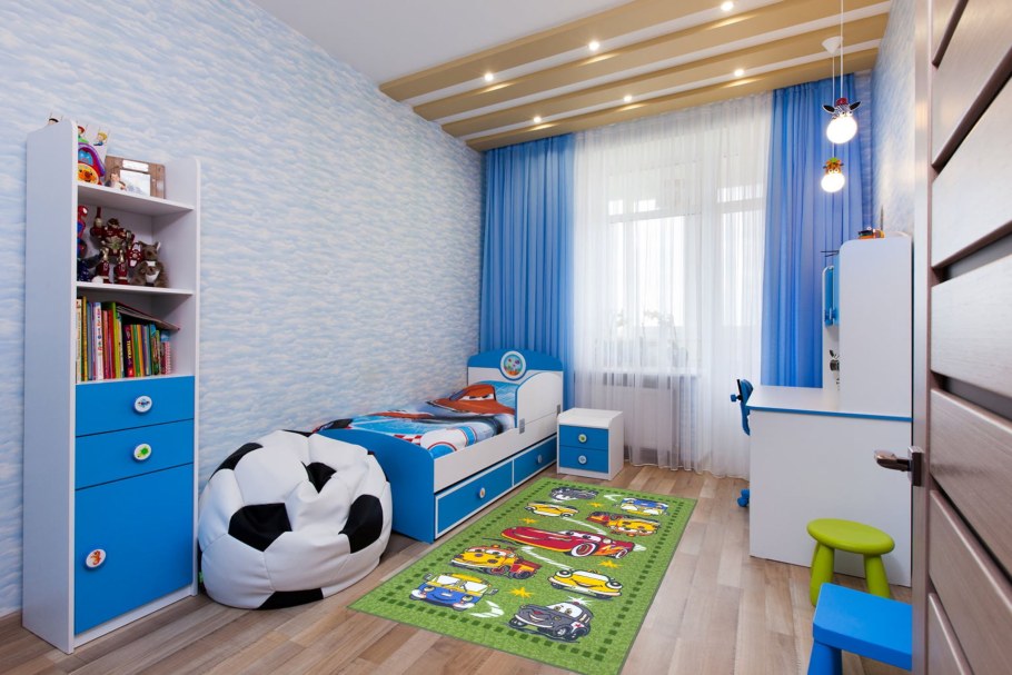 Интерьер детской комнаты для мальчика