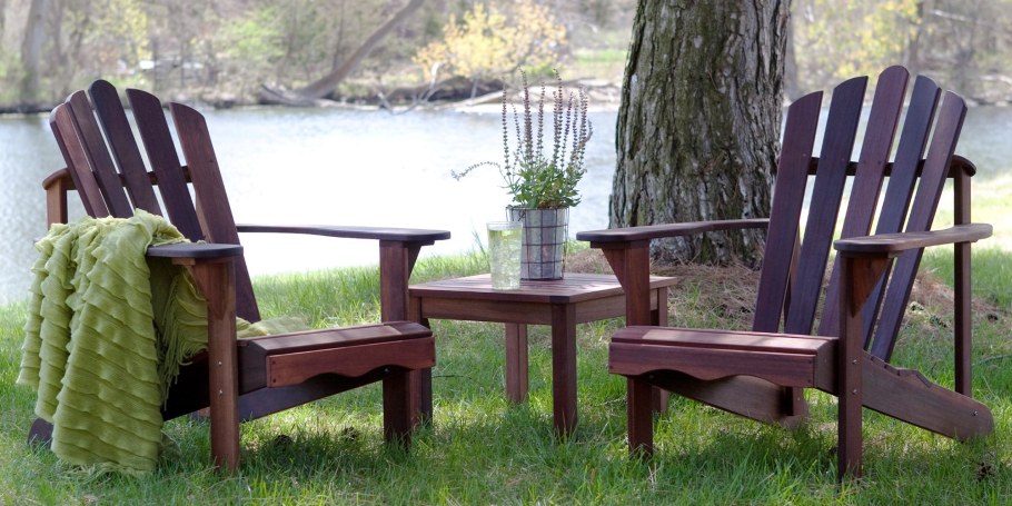 Американское деревянное кресло Адирондак