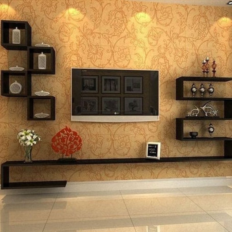 Полка настенная над телевизором