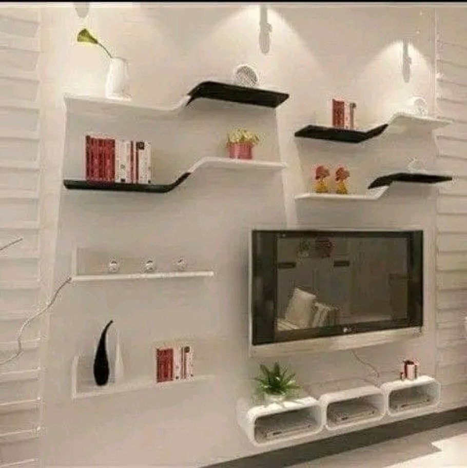 Полочки на стенку для гостиной