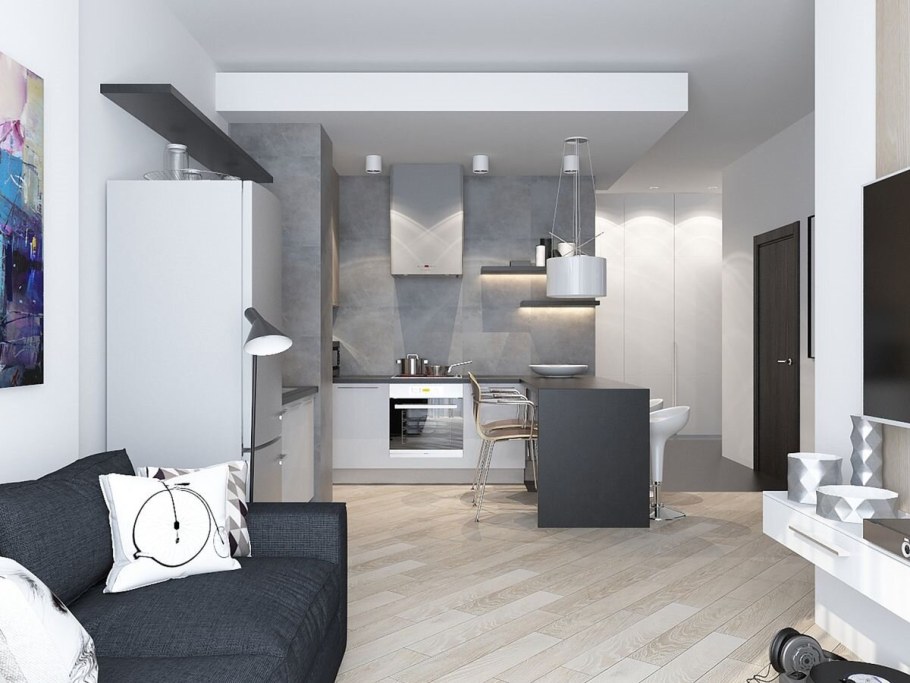 Дизайн однокомнатной квартиры