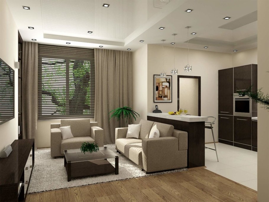 Интерьер квартиры студии