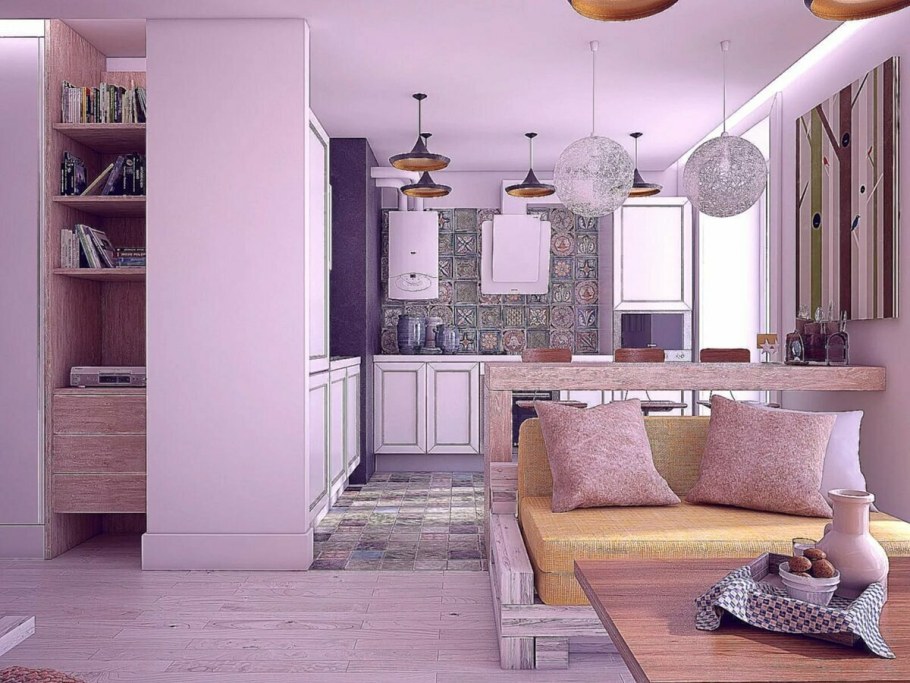 Интерьер квартиры студии