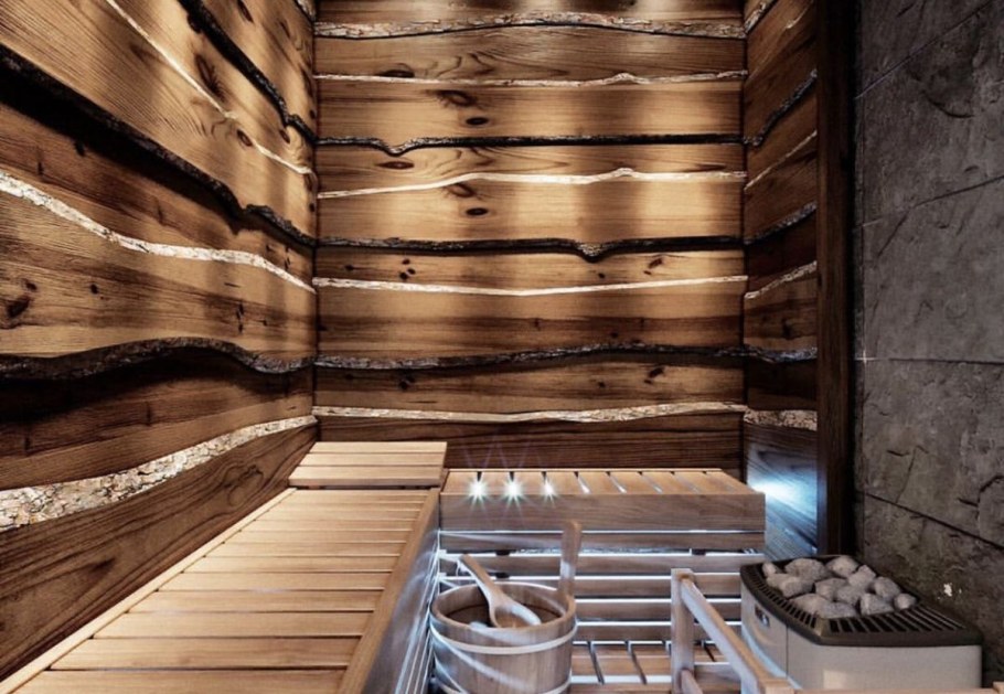 Баня из необрезной доски