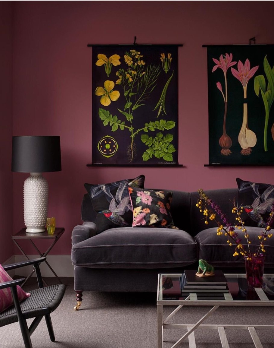 Сочетание цветов на стенах