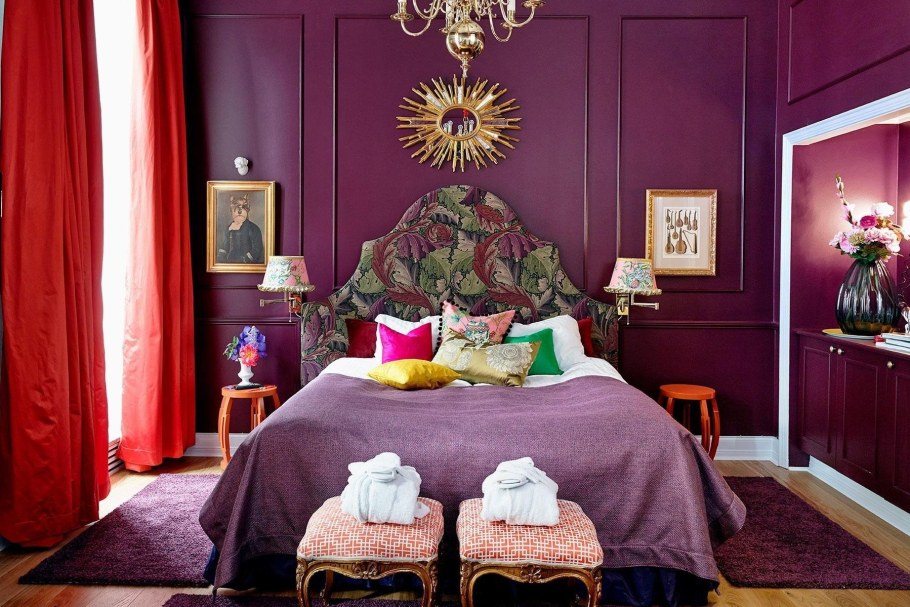 Фиолетовая спальня