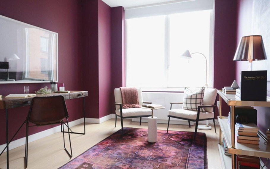 Интерьер в сиреневых тонах