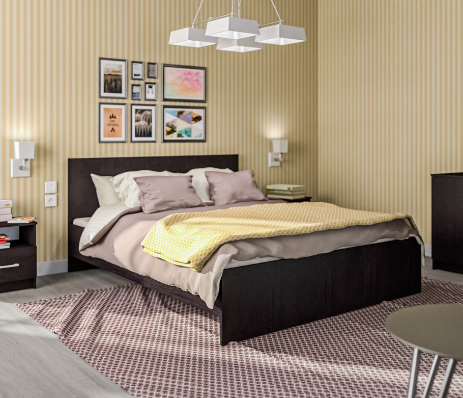 Двуспальная кровать Столплит Терра сб-2526