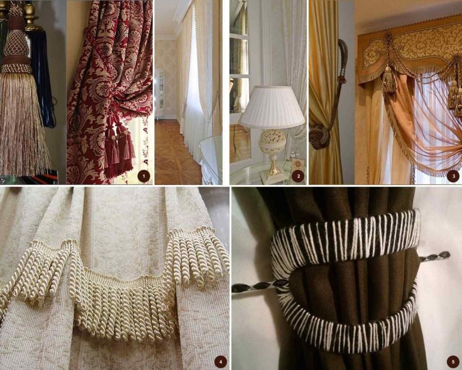 Гардины с бахромой