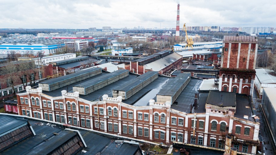 Завод Метровагонмаш в Мытищах