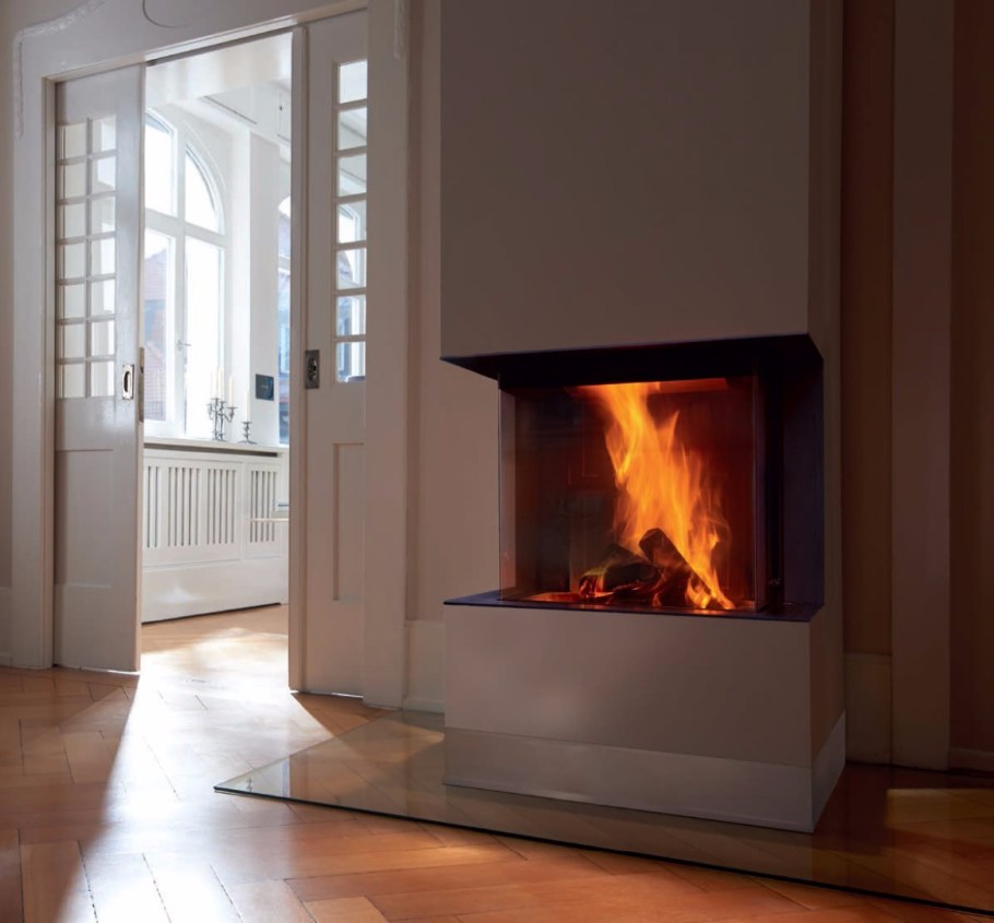 Топка каминная Spartherm Premium v-2l80h ø200 мм со светлым шамотом