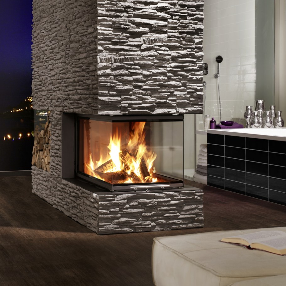 Стеклянный камин