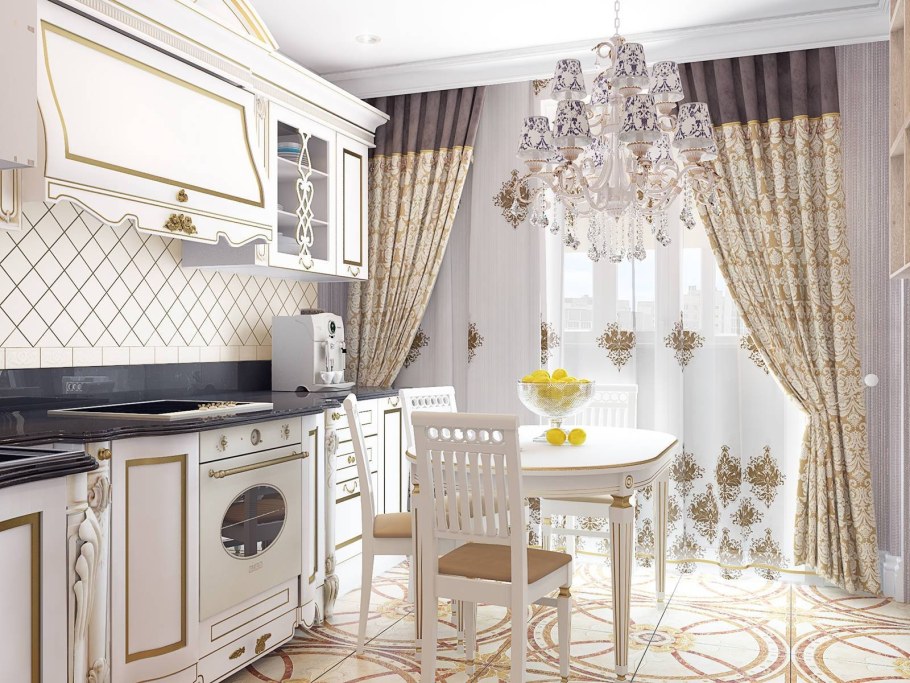 Классический интерьер кухни
