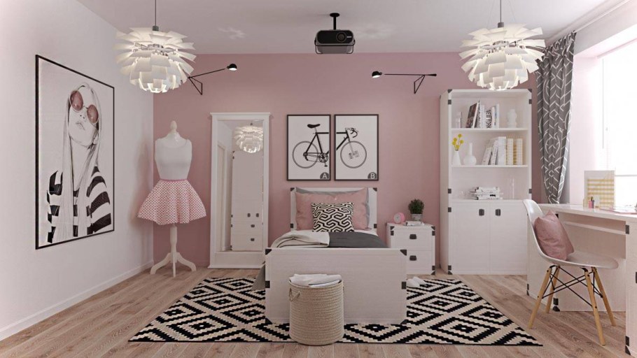 Красивая комната для девочки подростка