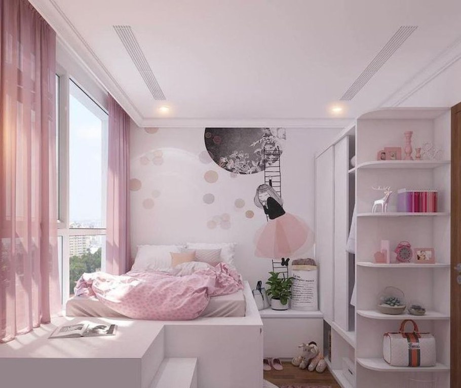 Дизайн детской для девочки