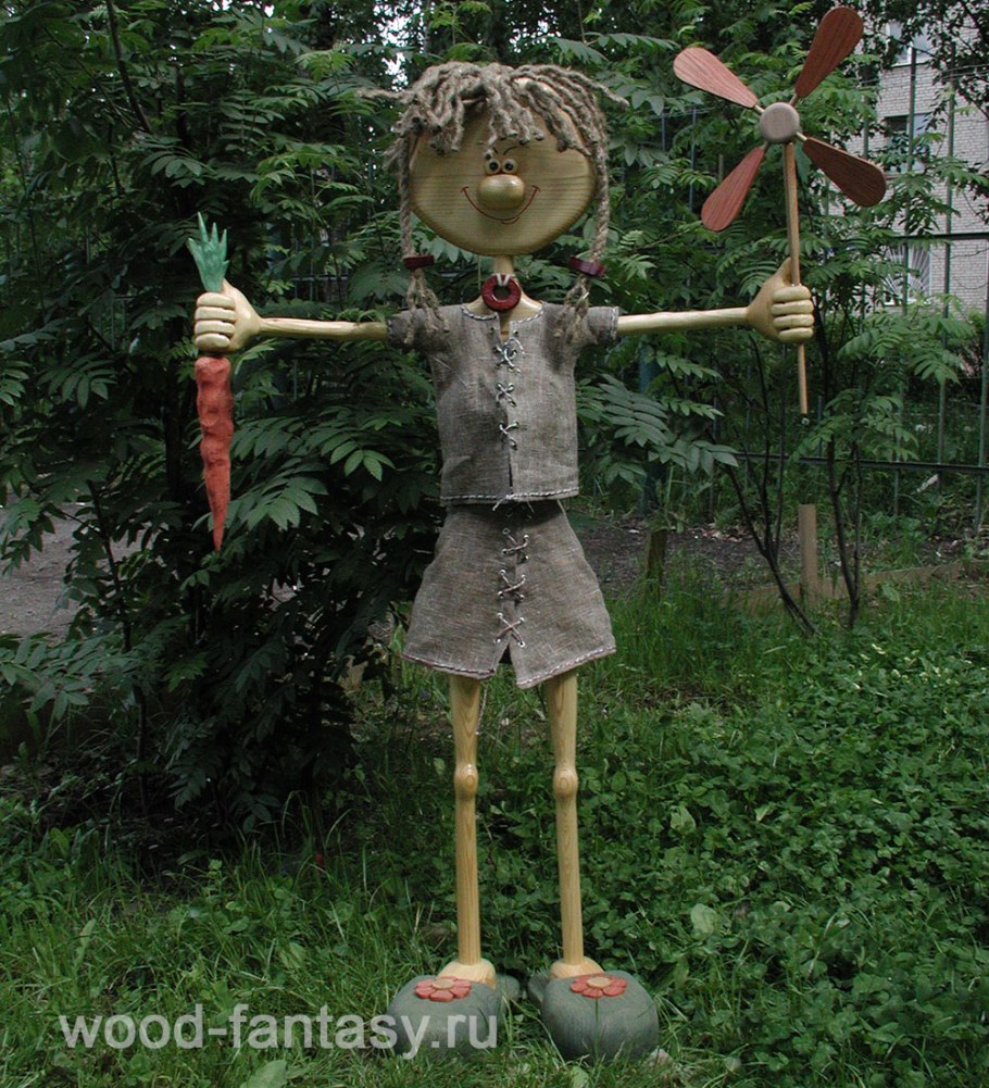 Пугало на дачу