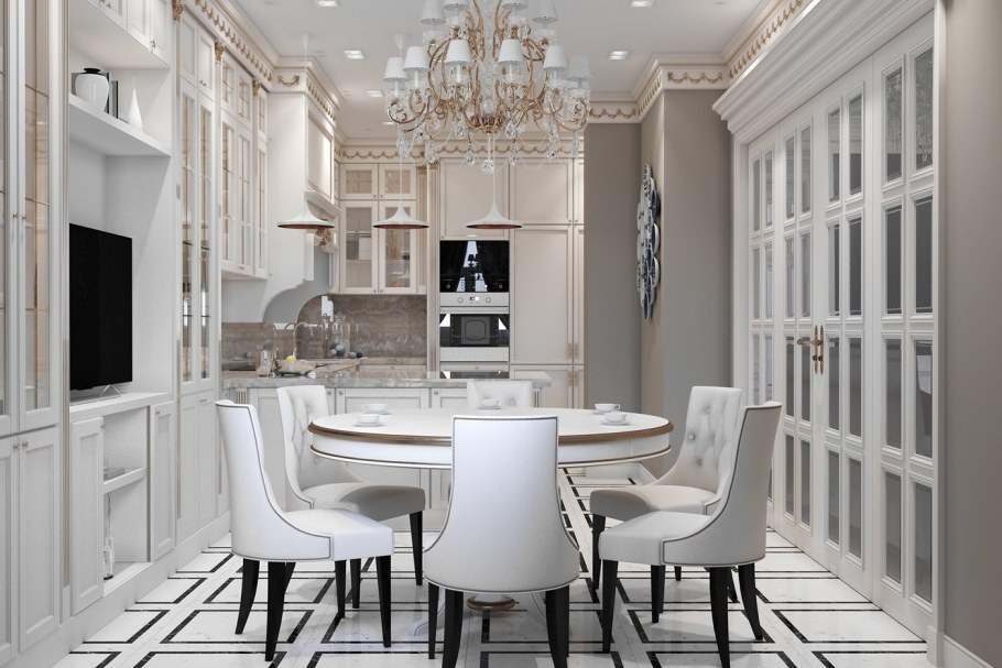 Неоклассика кухни 2022-2023