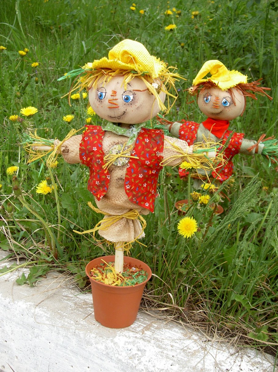 Пугало в огороде