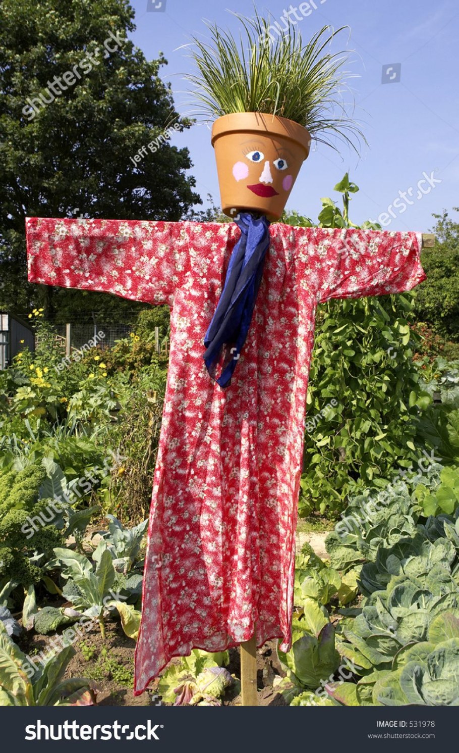 Пугало на дачу