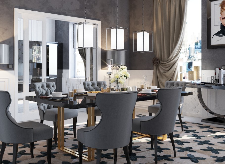 Обеденная группа в стиле Неоклассика