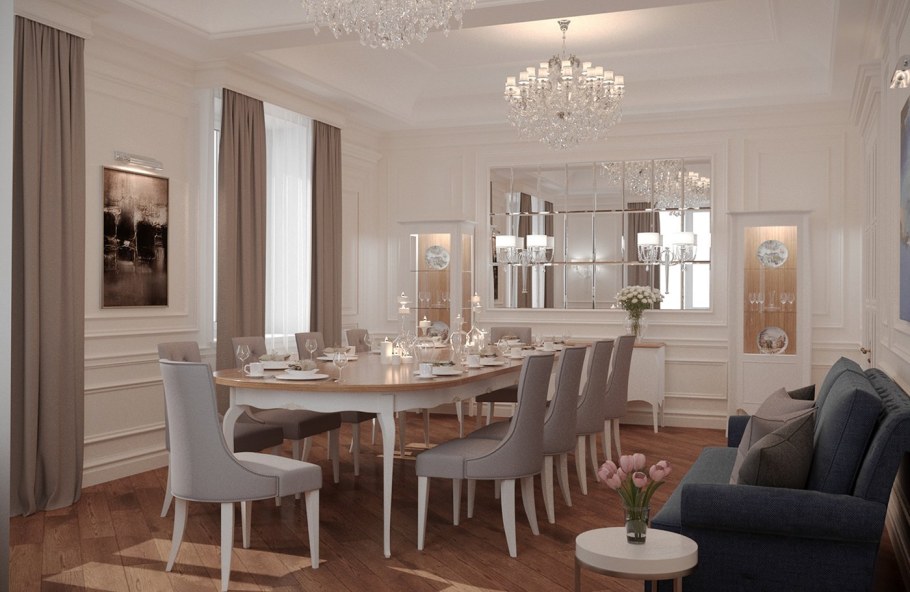 Столовая в стиле Неоклассика