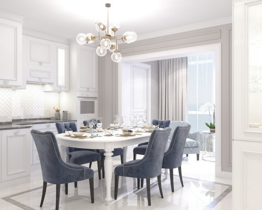 Неоклассика столовая 2022