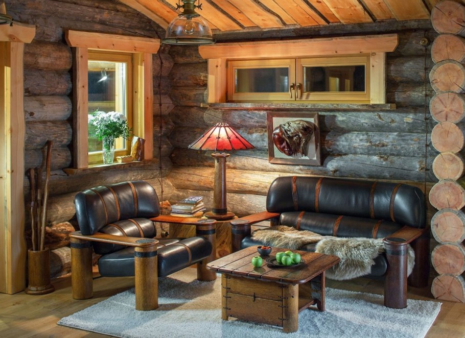 Мебель из бревна