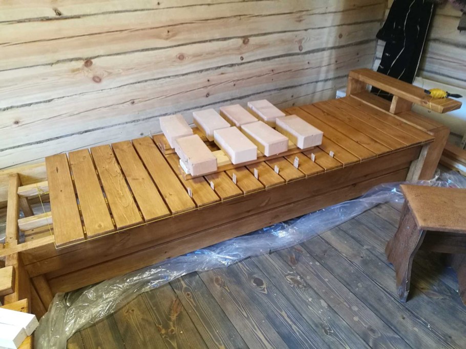 Скамья для бани