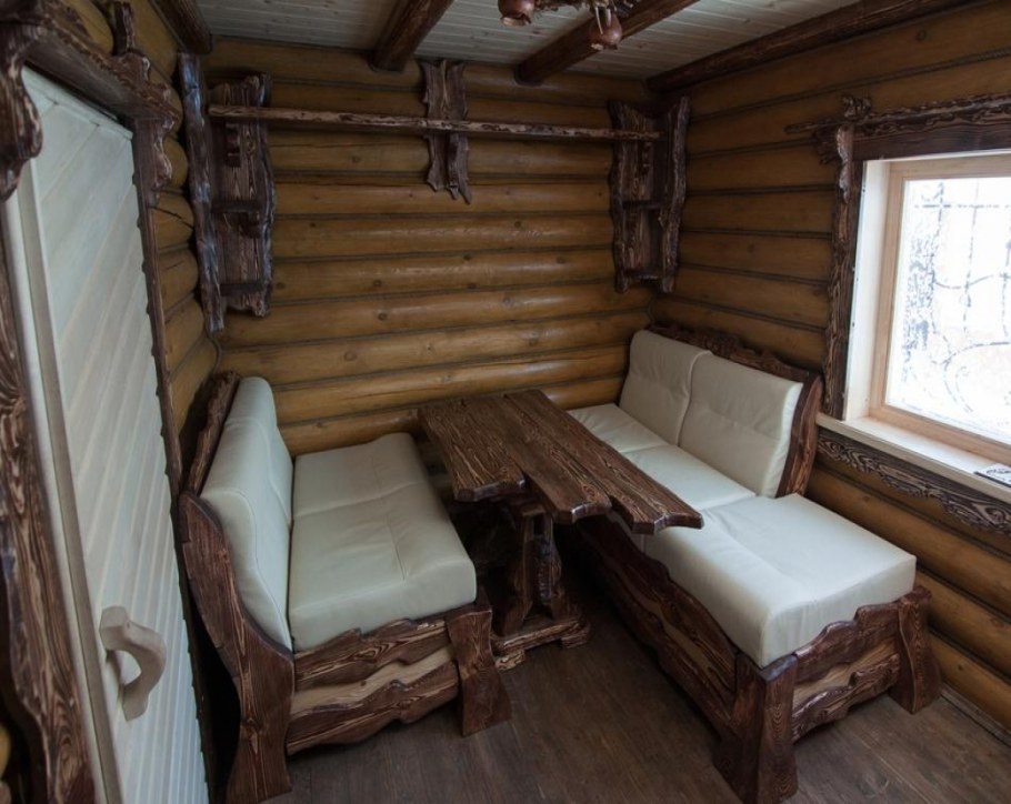 Мебель для предбанника в бане