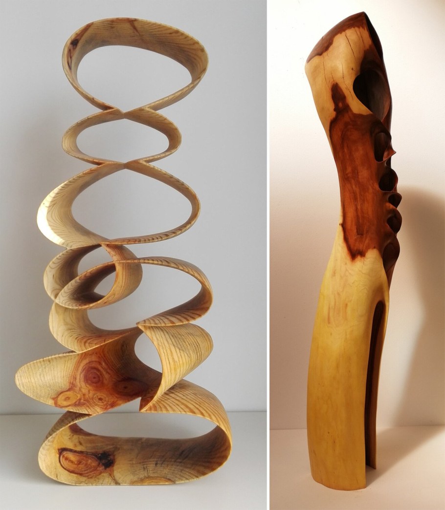 Абстрактные фигуры из дерева