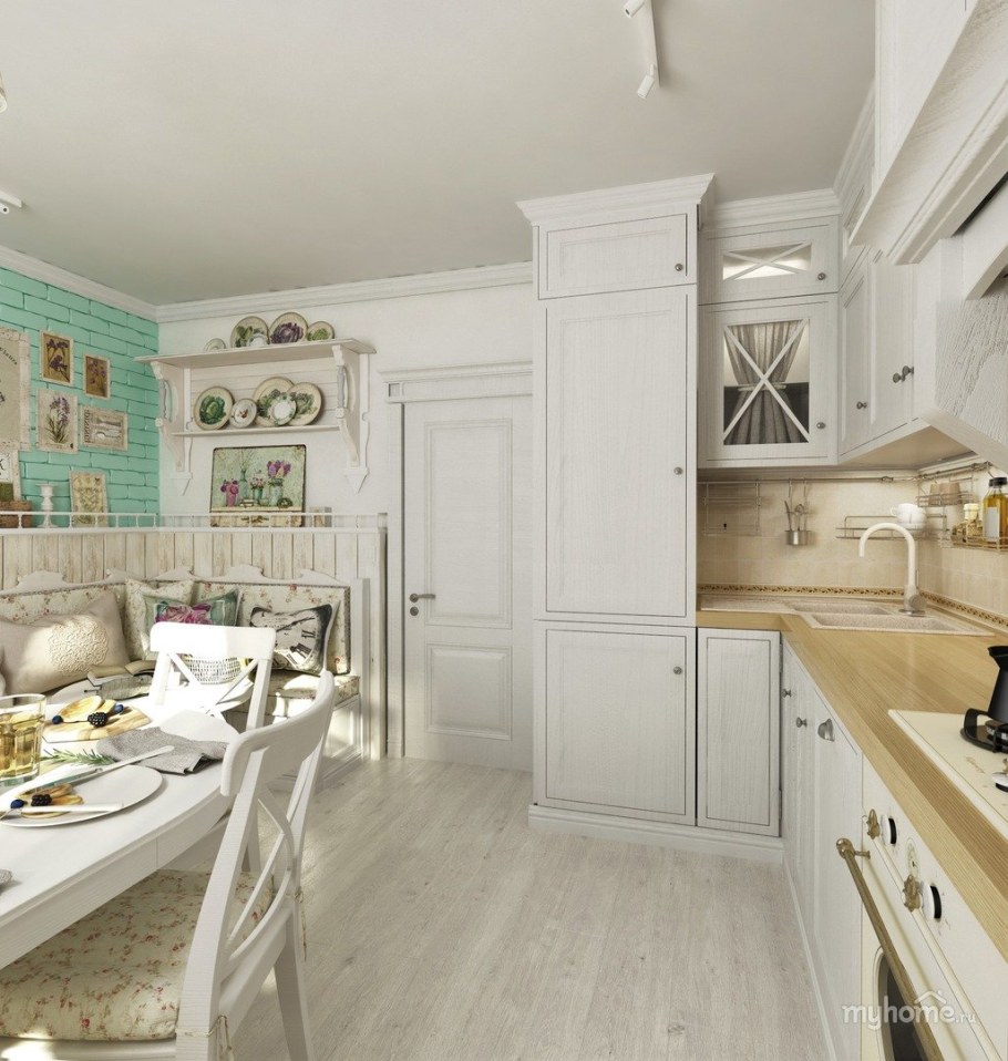 Кухня Прованс 9 м2