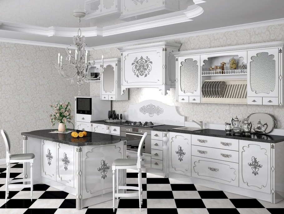 Кухня Прованс белая