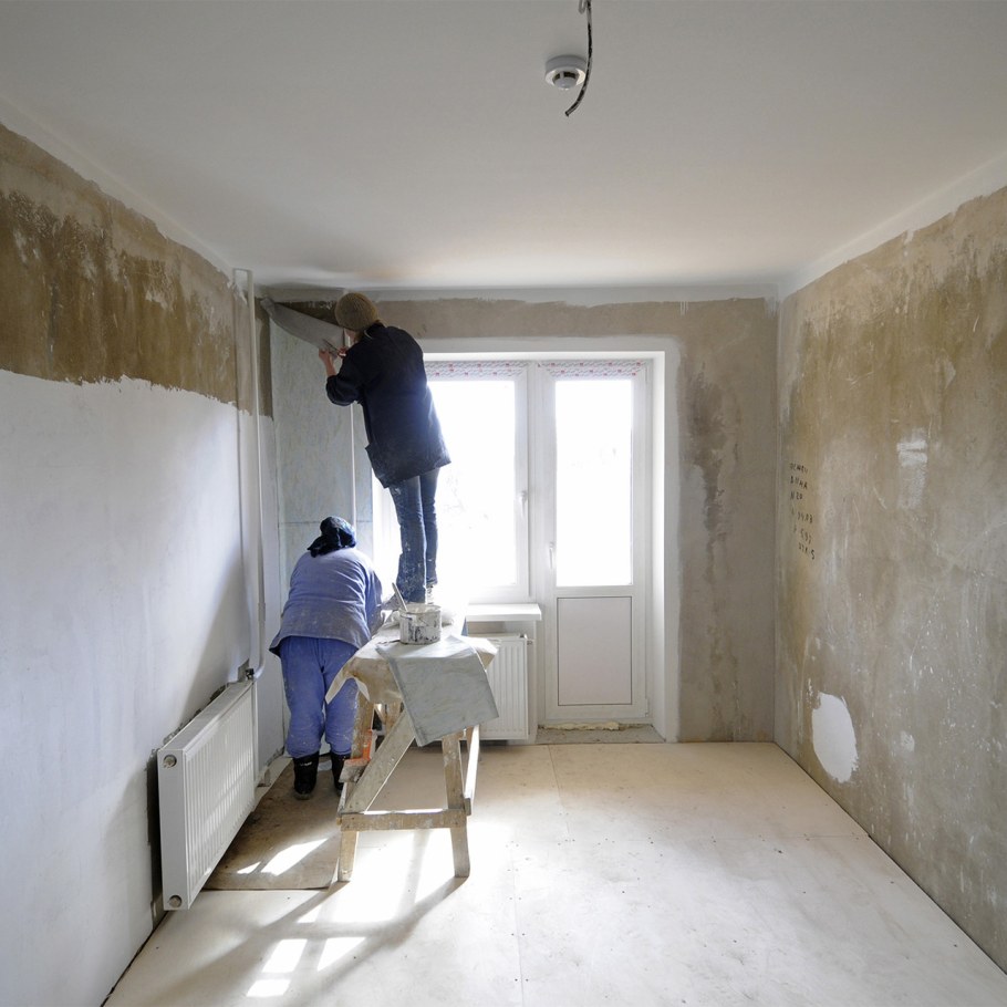 Выровнять стены в новостройке