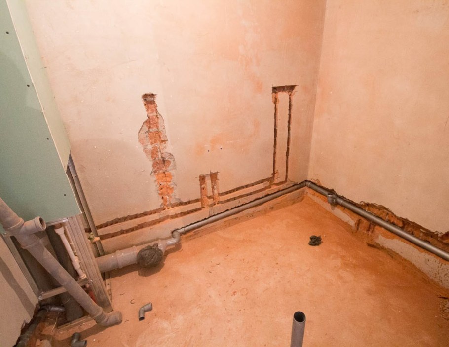 Черновая отделка ванной комнаты