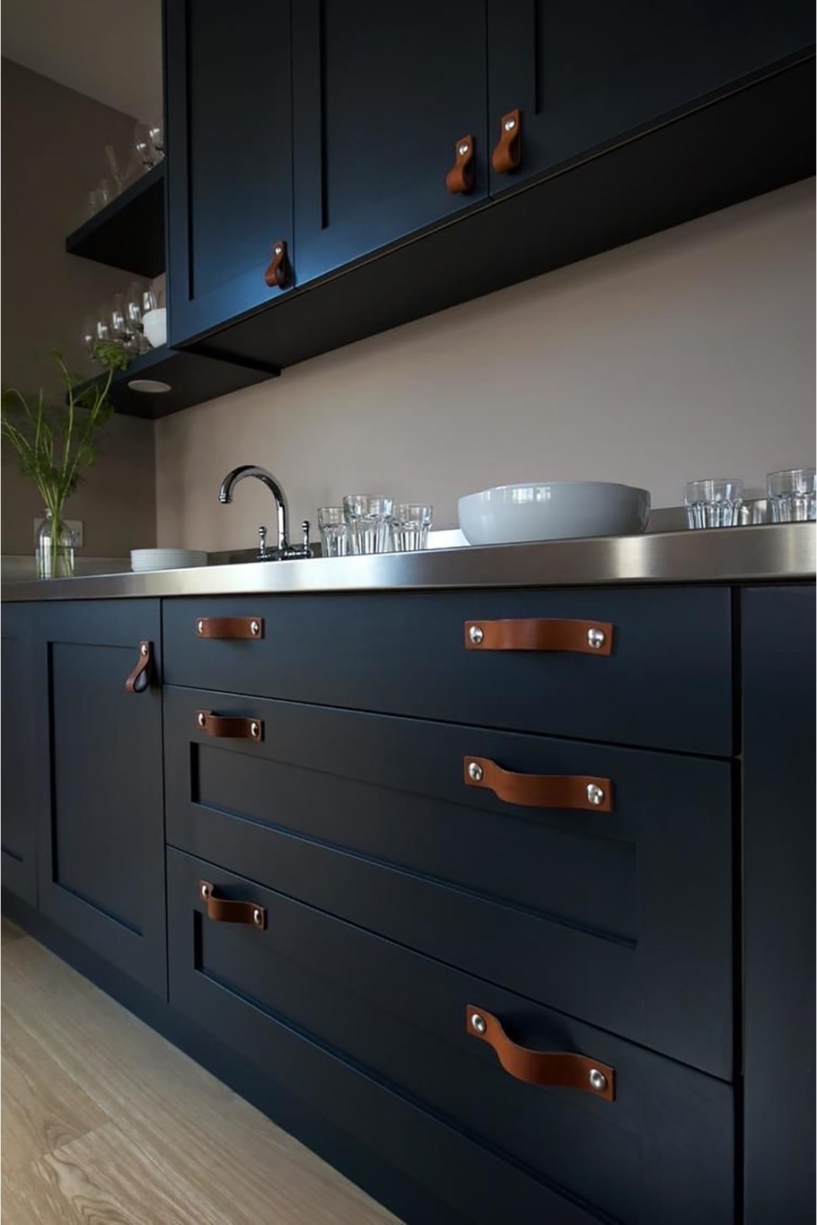 Кожаные ручки для кухни