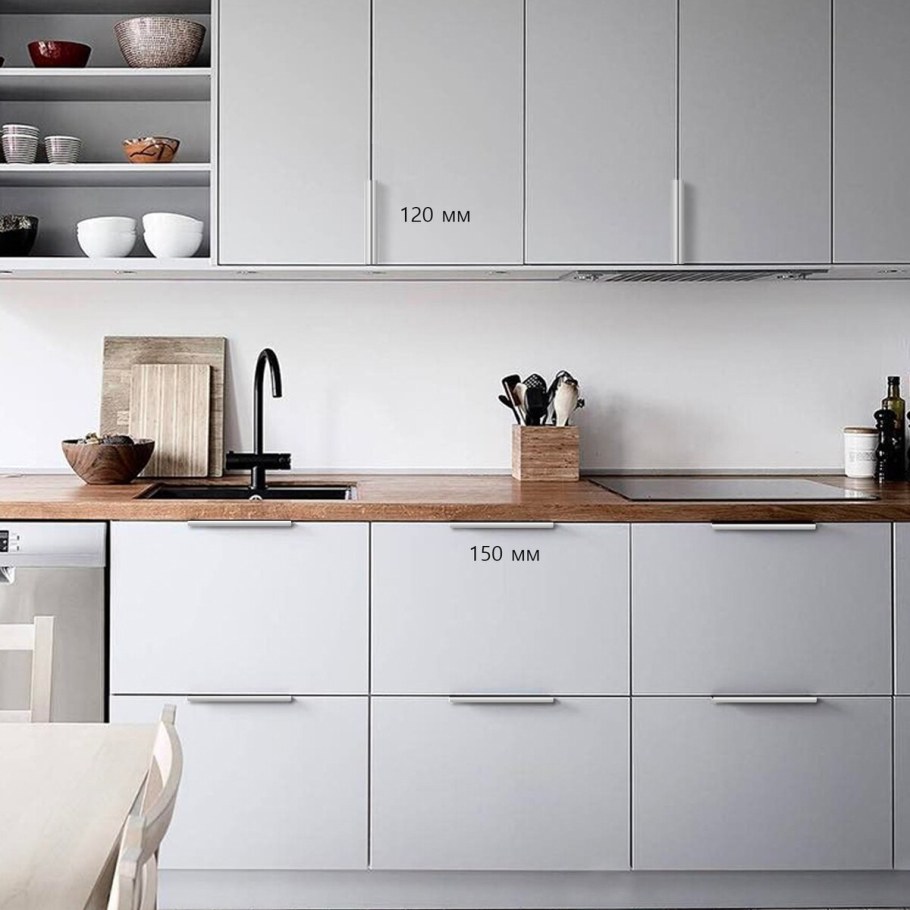 Кухня икеа Рингульт серый