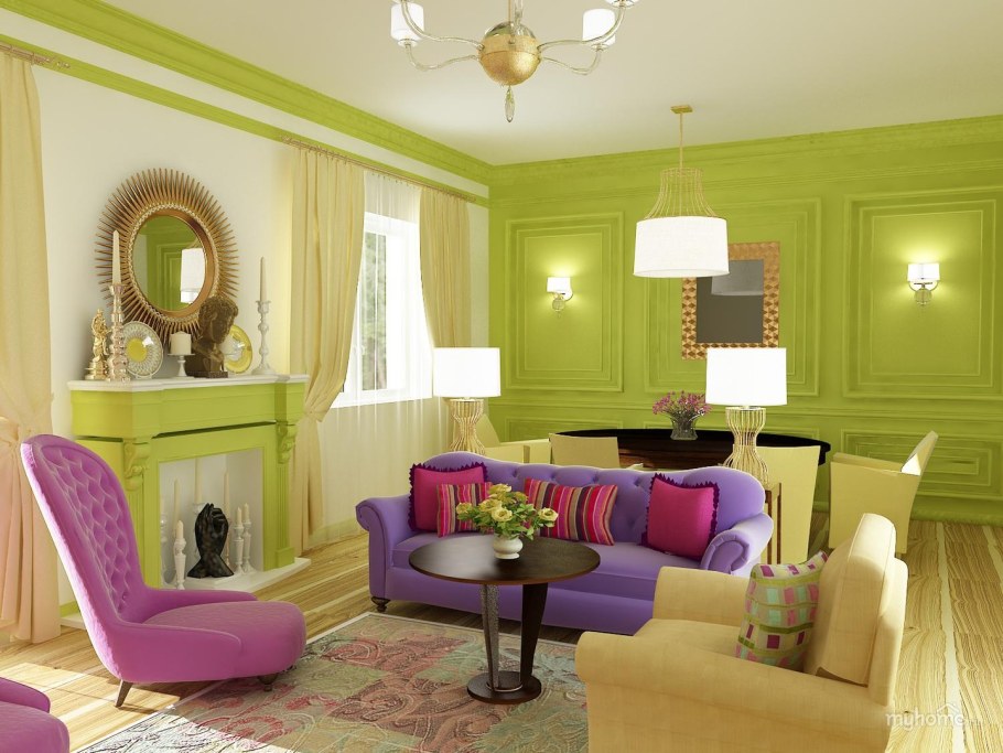 Цветовые сочетания в интерьере