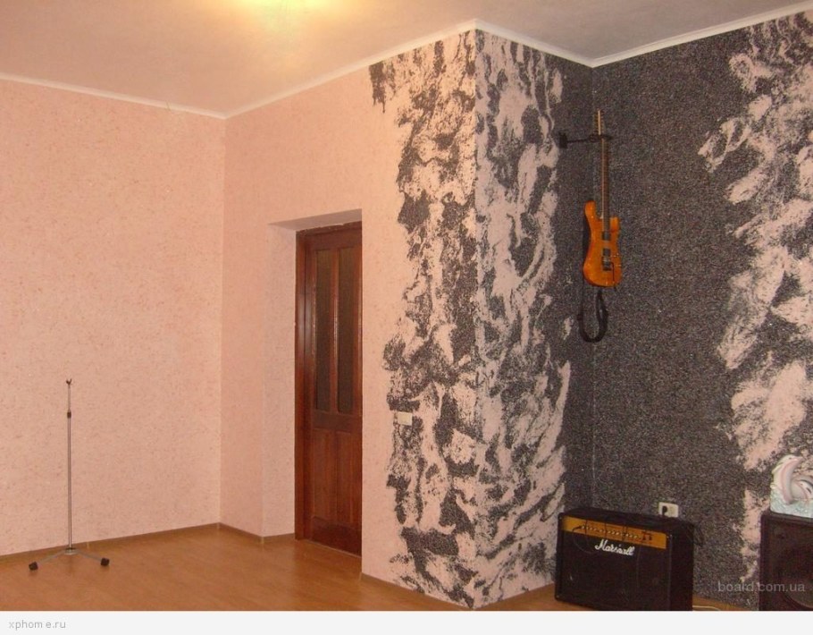 Жидкие обои для зала